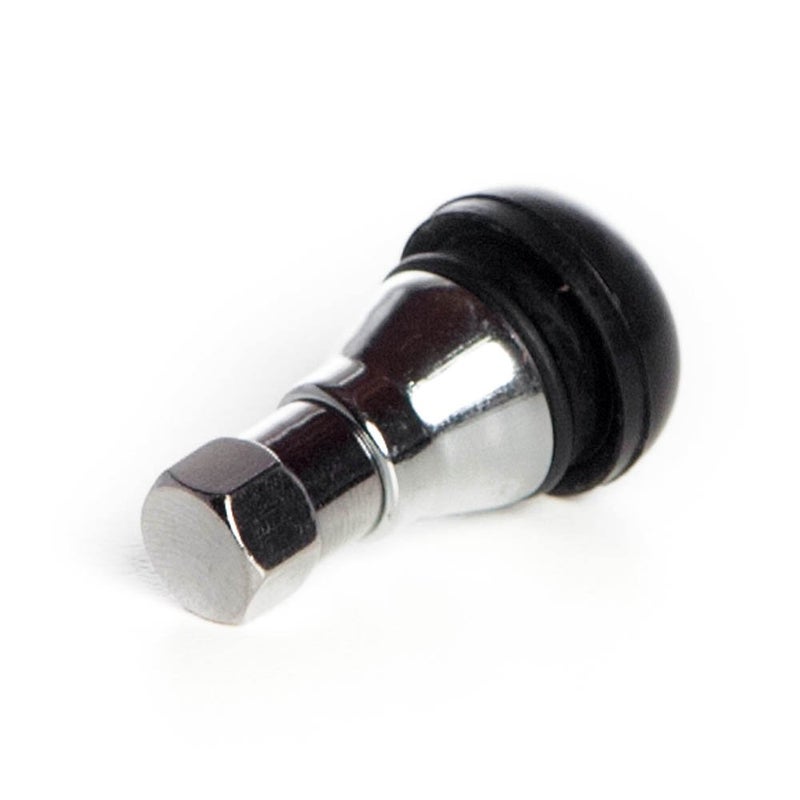Circuit Performance Shorty Chrome Valve Stems TR412 TR-412 22mm Low Profile (Set of 4) - Image 3